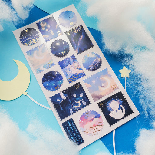 Bunny Nighttime Stamps