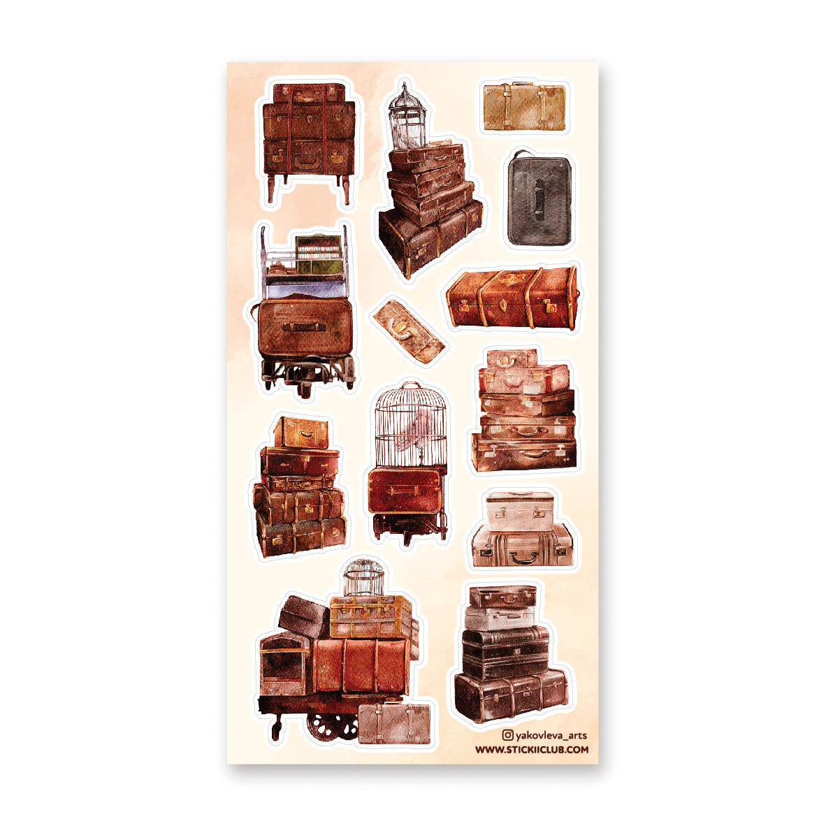 Antique Ephemera Sticker Sheet – STICKII