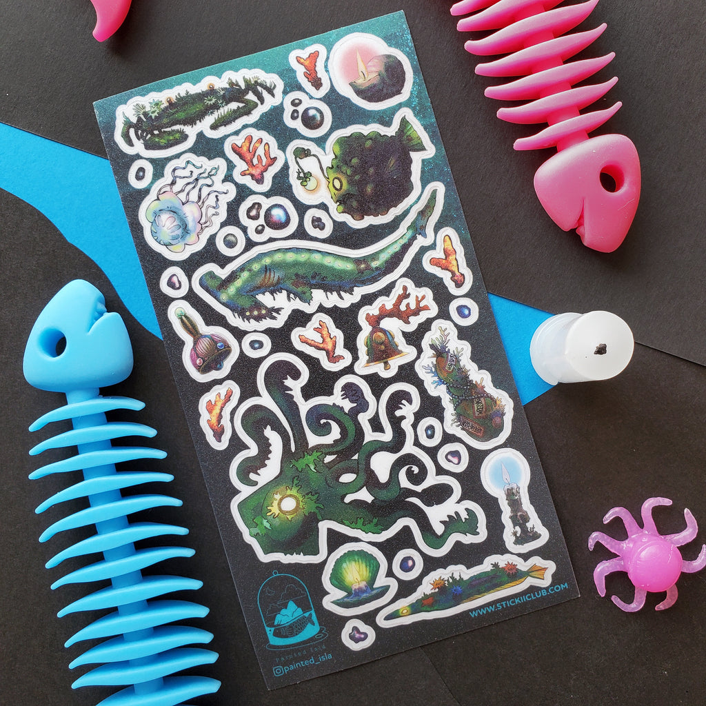Into the Deep Sticker Sheet – STICKII