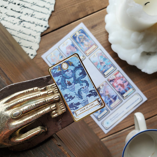 tarot cards mystical dragons fortune