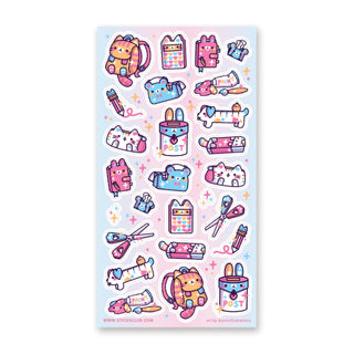 Cutie Stationery Sticker Sheet – STICKII